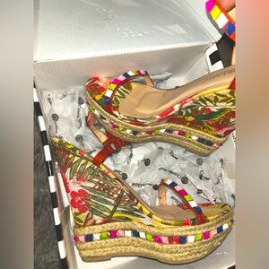 Colorful Printed Wedges